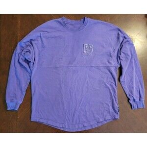 DISNEY SPIRIT JERSEY Purple Glitter Walt Disney World - Size Small